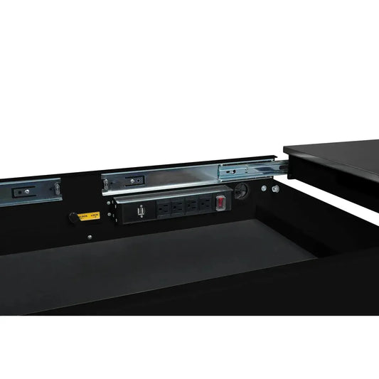 BoxoUSA Pro Series 35" 3-Drawer Slide Top Service Cart Tool Box