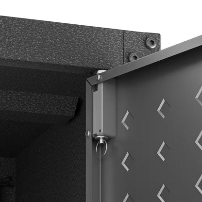 Fortress Metal 2-Shelf Wall Mounted Garage Cabinet in Gray (30 In. W X 30.3 In. H X 12.5 In. D)