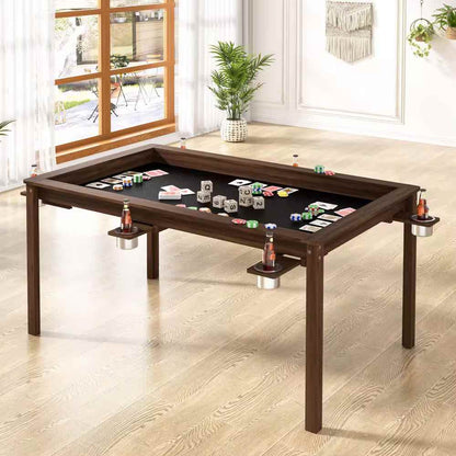 Wood Poker Table