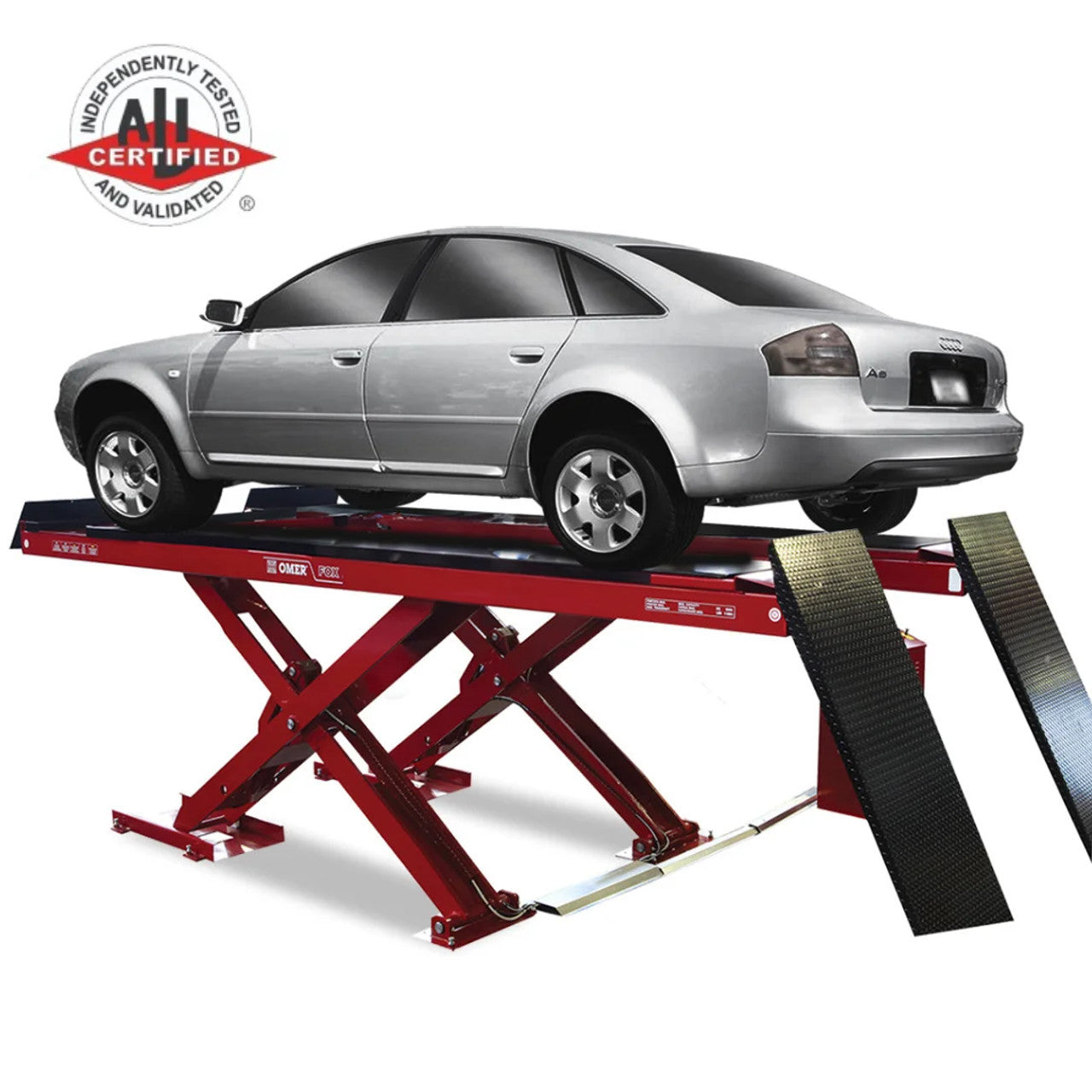 Omer FOX 65 Alignment Double Scissor Lift – 14,000lb Capacity – ALI Certified