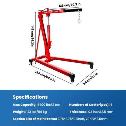 Hydraulic Engine Hoist