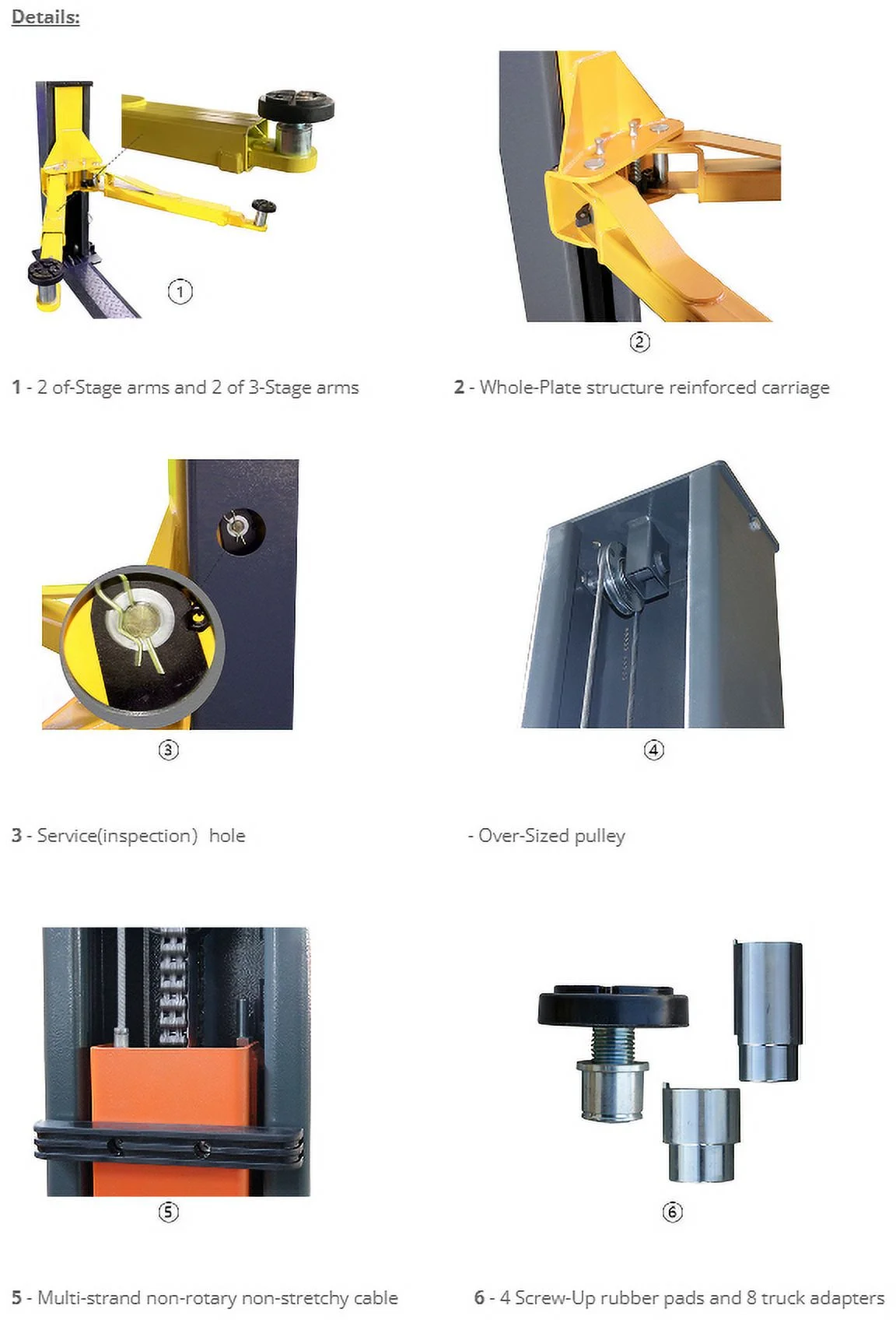 Two Post Hydraulic Auto Car Lift