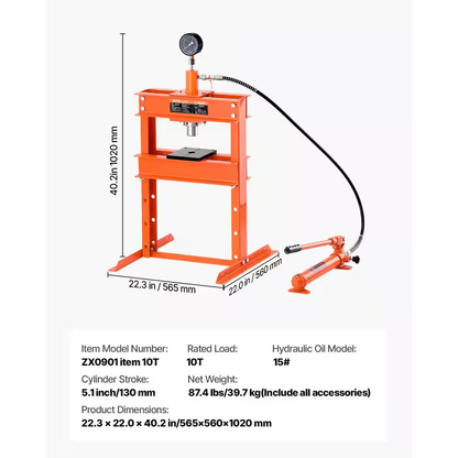Hydraulic Shop Press