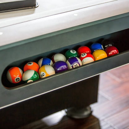 Dakota Slatron 8 Ft. Pool Table with Ball Return System