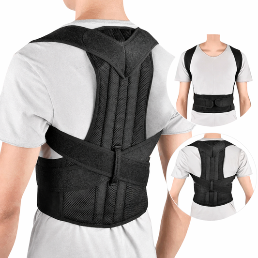 Black Posture Corrector Belt