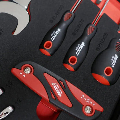 BoxoUSA 3-Drawer MotoBox – 103-Piece Motorcycle Tool Set