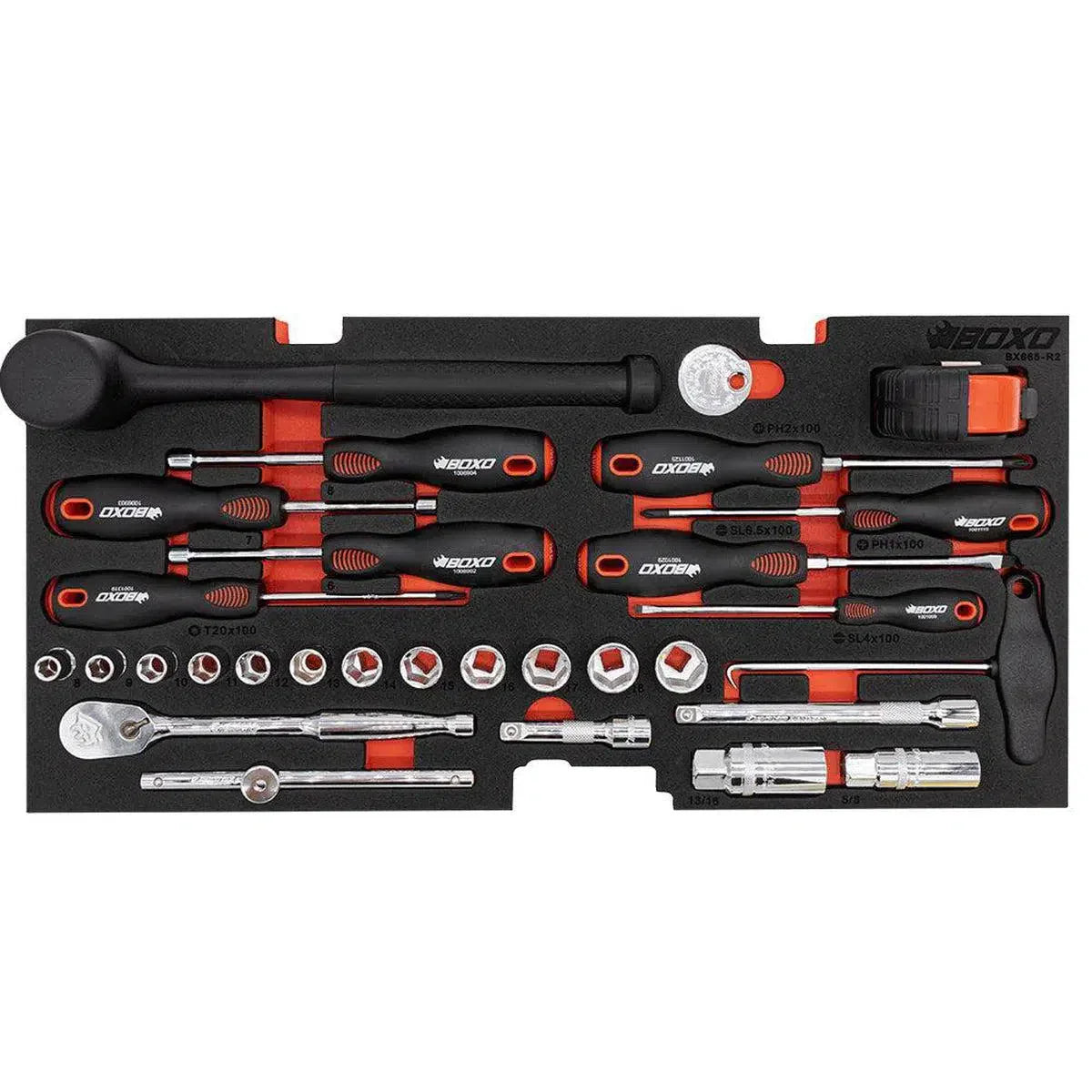 BoxoUSA KartBox 69-Piece Karting Tool Set – 3-Drawer Hand Carry Tool Box