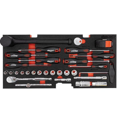 BoxoUSA KartBox 69-Piece Karting Tool Set – 3-Drawer Hand Carry Tool Box