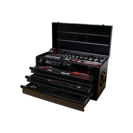 BoxoUSA 3-Drawer MotoBox – 103-Piece Motorcycle Tool Set