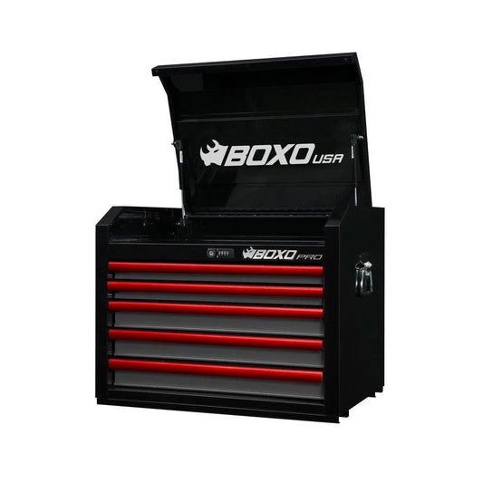 BoxoUSA Pro Series 26" 5-Drawer Top Tool Box