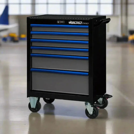 BoxoUSA Pro Series 26" 6-Drawer Rolling Tool Box
