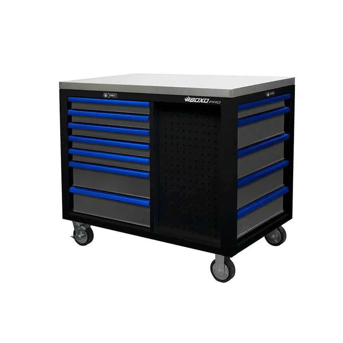 BoxoUSA Pro Series 45" 12-Drawer Workstation Tool Box – Customizable