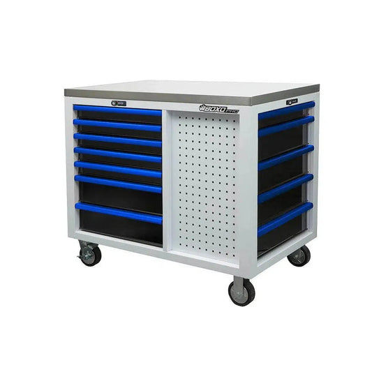 BoxoUSA Pro Series 45" 12-Drawer Workstation Tool Box – Customizable