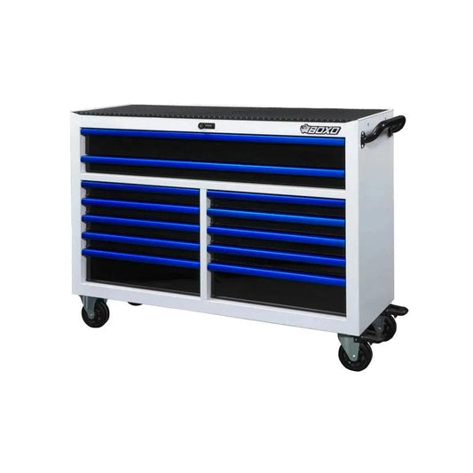BoxoUSA Pro Series 53" 12-Drawer Rolling Tool Box – Customizable