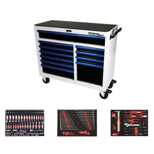BoxoUSA Pro Series Loaded 45" 11-Drawer Rolling Tool Box
