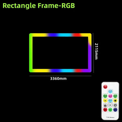 DecorBites™ LED Hex Garage Light with Remote Control