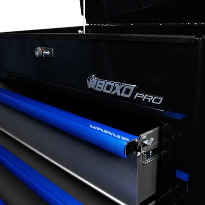 BoxoUSA Pro Series Loaded 35" 5-Drawer Flip-Top Service Cart Tool Box