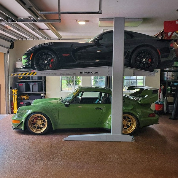 Omer BiPark 30 Double Car Stacker – Space-Saving Vehicle Lift