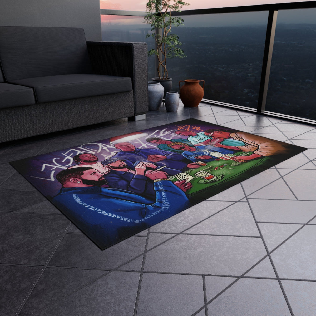 Hip Hop Rug hip hop artists rug Legendary Hip-Hop Artists Rug - Bold Pop – Garage ...