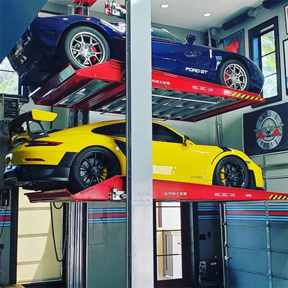 Omer Tripark Triple Car Stacker – Space-Saving Parking Lift