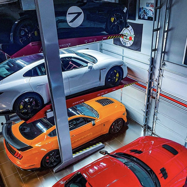 Omer Tripark Triple Car Stacker – Space-Saving Parking Lift