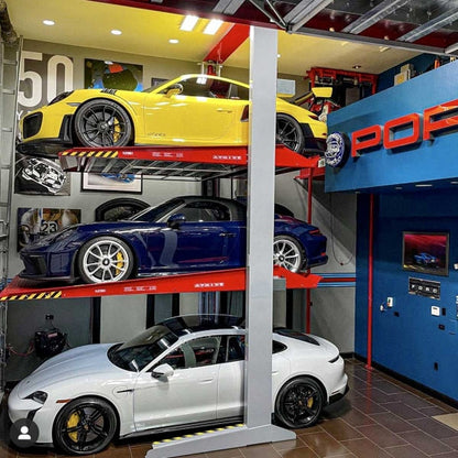 Omer Tripark Triple Car Stacker – Space-Saving Parking Lift